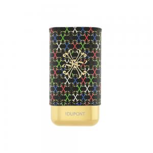 ST Dupont Metal Base Cigar Case - Fuente - Gold & Multi Colour - Holds 3 Cigars