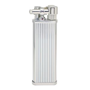 Tsubota Pearl - Bolbo Pipe Lighter - Silver Stripe