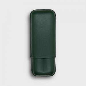 Recife Chesterfield Culture Wild Forest Leather Cigar Case - 2 Cigar Capacity