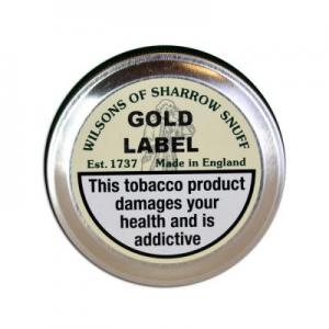 Wilsons of Sharrow Snuff - Gold Label - Small Tin - 5g