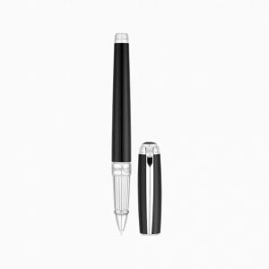 ST Dupont Rollerball Pen - Large - Black & Palladium