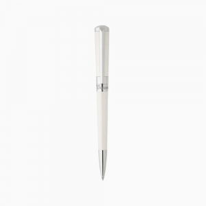 ST Dupont Ballpoint Pen - Libert? - Pearlescent White & Palladium