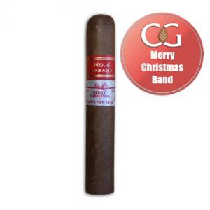 Partagas Serie D No. 4 Cigar - 1 Single (Merry Christmas Band)