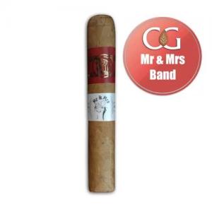 Inka Secret Blend Red Robusto Cigar - 1 Single (Mr & Mrs Band)