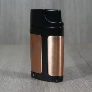 Xikar Element ELX Twin Jet Lighter with Punch Cutter - Bronze