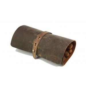 Adorini Cigar Roll Genuine Leather Brown