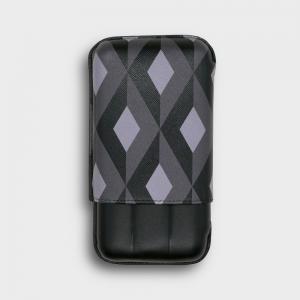 Recife Urbaine Black Dahlia Leather Cigar Case - 3 Cigar Capacity