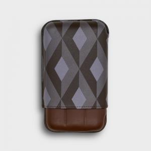 Recife Urbaine Hot Chocolate Leather Cigar Case - 3 Cigar Capacity