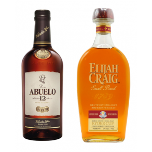 SPECIAL OFFER BUNDLE DEAL - Ron Abuelo 12 Year Old Rum & Elijah Craig Small Batch Ryder Cup Edition