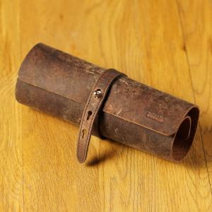 Adorini Cigar Roll Genuine Leather Brown (AD007)