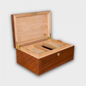Adorini Mahogany Specially Selected Grande Deluxe Cigar Humidor - 150 Cigar Capacity (ADO194)