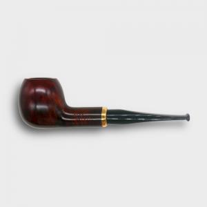 Aldo Morelli Fiorita Cherry 495 Smooth 9mm Filter Bent Fishtail Pipe (AMF199)