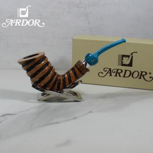 Ardor Spirale With Blue Pennellessa Fishtail Pipe (ART270)