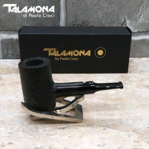Talamona Di Paolo Croci Classica Black Poker Fishtail Pipe (ART610)