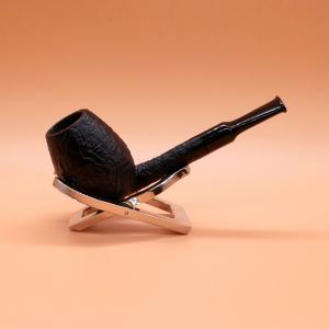 Proxima Egg Black Sandblast Fishtail Mouthpiece Pipe (ART680)