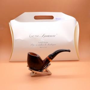Tommaso Spanu Briar F1 Bent Freehand Fishtail Pipe (ART688)
