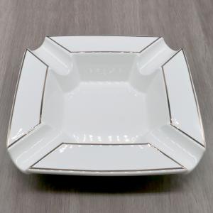 Tycoon 4 Position Cigar Ashtray - White & Copper