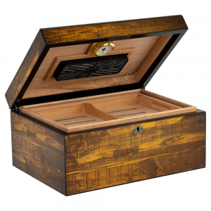 Adirondack Vintage Style Humidor & Key - 100 Cigar Capacity