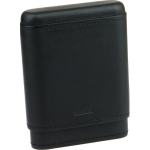 Adorini Leather Black Cigar Case - 3/5 Cigar Capacity