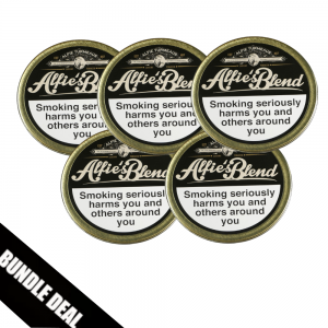 BUNDLE DEAL - Turmeaus Alfies Blend Pipe Tobacco - 5 x 50g Tin
