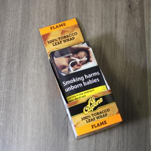 Al Capone 100% Tobacco Leaf Wrap - Flame - 20 Pack