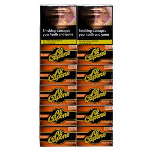 Al Capone Pockets Flame Filter Cigarillos - 10 Packs of 10 (100 cigars)