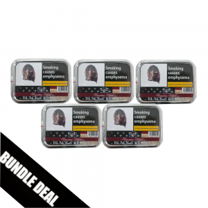 BUNDLE DEAL - American Blends Black and Brown Pipe Tobacco 5 x 50g Tin