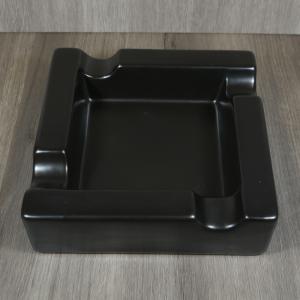 Angelo Ceramic Square 4 Position Ashtray - Black