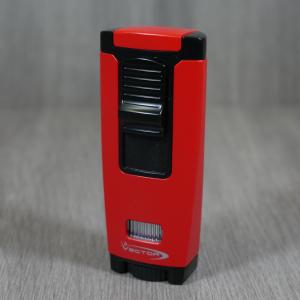 Vector Apex Torch Table Lighter - Matte Red