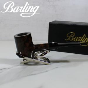 Barling Marylebone Ye Olde Wood 1820 Bent Poker Fishtail Pipe (BAR066) - End of Line