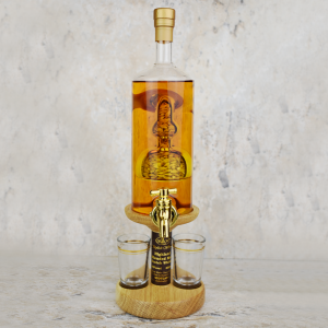 Barley Tap and Two Glasses Whisky Decanter (Stylish Whisky) - 40% 350ml 