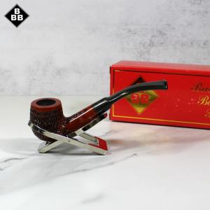 BBB Lightweight Carved Metal Filter Briar Fishtail Pipe (BBB134)