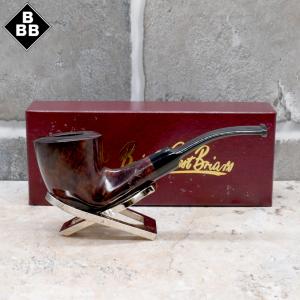 BBB Freestyle Bent Horn Pipe Dark Brown Metal Filter Bent Fishtail Pipe (BBB127)