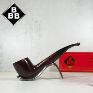 BBB Minerva 835 Smooth Ruby Semi Bent Briar Pipe (BBB157)