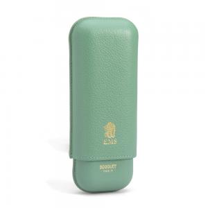 Bosquet Paris EMS Leather 2 Finger Cigar Case - Verdinski - Fits 2 Cigars