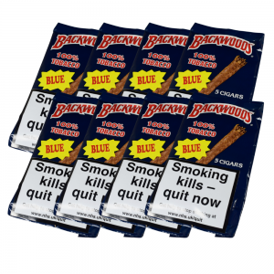 Backwoods Blue Cigars - 8 Packs of 5 (40) Bundle Deal