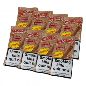 Backwoods Authentic (Light Brown) Cigars - 8 Packs of 5 (40) Bundle Deal