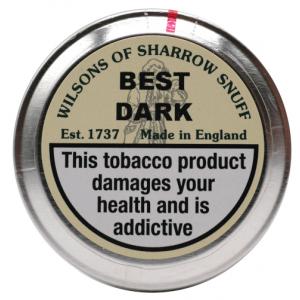Wilsons of Sharrow Snuff - Best Dark - Small Tin - 5g