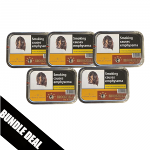 BUNDLE DEAL - Brookfield No. 4 (Formely Black Bourbon) Pipe Tobacco - 5 x 50g Tin