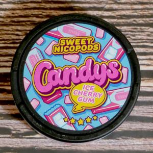 Candys - Ice Cherry Gum 120mg Nicotine Pouch - 1 Tin