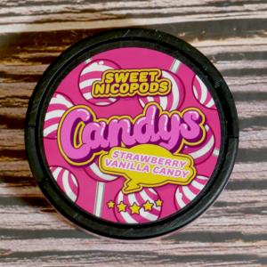 Candys - Strawberry Vanilla Candy 120mg Nicotine Pouch - 1 Tin