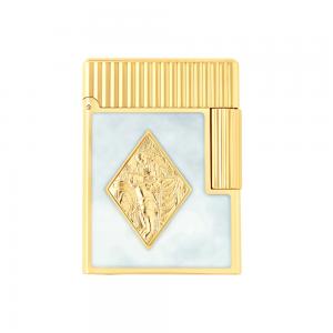 ST Dupont Lighter - Ligne 1 -  Romeo y Julieta White & Yellow Gold
