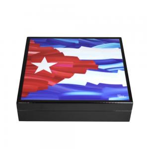 Charlie Turano III Cuban Flag Humidor - 20 Capacity