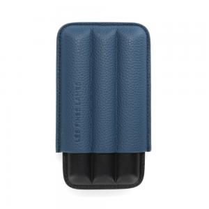 Les Fines Lames Cigar Case - TRIO Blue - Fits 3 Cigars