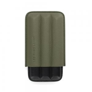 Les Fines Lames Cigar Case - TRIO Green - Fits 3 Cigars