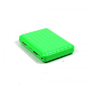 Neon Green Metal Cigarette Case - Fits Up To 16 Kingsize Cigarettes