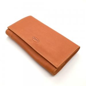 Chacom Leather Roll-Up Tobacco Pouch - Tan