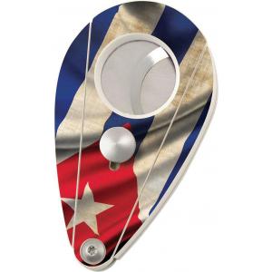 Cuban Flag Guillotine Cigar Cutter - 54 RG