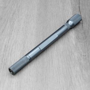 Double Ended Cigar Punch With Drill - Grey