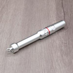 Cigar Punch With Drill - Silver